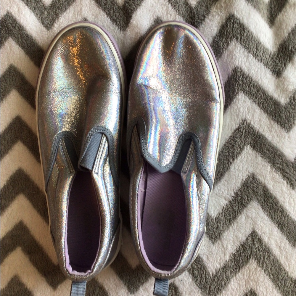 Old Navy kid’s hologram slip on shoes